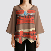 Polynesia Ocean Princess Inspired Cosplay Costume Kimono Sleeve Blouse