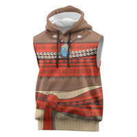 Polynesia Ocean Princess Inspired Cosplay Costume Sleeveless Hoodie