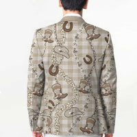 Hawaii Palaka Cowboy Blazer Shell Maile Lei With Western Patterns - Polynesian Pride