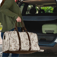 Hawaii Palaka Cowboy Travel Bag Shell Maile Lei With Western Patterns - Polynesian Pride