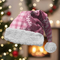 Pink Hawaii Palaka Cowboy Turtle Christmas Santa Hat Hawaiian Paniolo Puakenikeni Maile Lei - Polynesian Pride