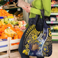 Tokelau Grocery Bag National Badge Waves Style