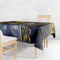 Tokelau Tablecloth National Badge Waves Style