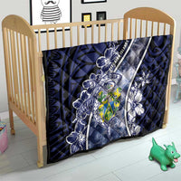 Pitcairn Islands Quilt Coat Of Arms Waves Style