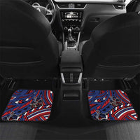 Personalised Samoa Wrestling Car Mats Polynesian Warrior Funny Style - Polynesian Pride