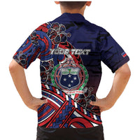 Personalised Samoa Wrestling Family Matching Mermaid Dress and Hawaiian Shirt Polynesian Warrior Funny Style - Polynesian Pride