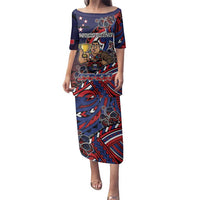 Personalised Samoa Wrestling Family Matching Puletasi and Hawaiian Shirt Polynesian Warrior Funny Style - Polynesian Pride