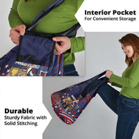 Samoa Wrestling Grocery Bag Polynesian Warrior Funny Style - Polynesian Pride