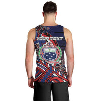 Personalised Samoa Wrestling Men Tank Top Polynesian Warrior Funny Style - Polynesian Pride