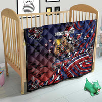 Samoa Wrestling Quilt Polynesian Warrior Funny Style - Polynesian Pride