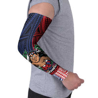 Personalised Samoa Boxing Arm Sleeves Samoan Boxer Funny Style - Polynesian Pride