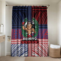 Samoa Boxing Bathroom Set Samoan Boxer Funny Style - Polynesian Pride