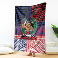 Samoa Boxing Blanket Samoan Boxer Funny Style - Polynesian Pride