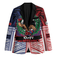 Personalised Samoa Boxing Blazer Samoan Boxer Funny Style - Polynesian Pride