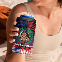 Personalised Samoa Boxing 4 in 1 Can Cooler Tumbler Samoan Boxer Funny Style - Polynesian Pride