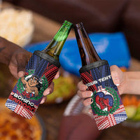 Personalised Samoa Boxing 4 in 1 Can Cooler Tumbler Samoan Boxer Funny Style - Polynesian Pride