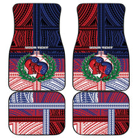 Personalised Samoa Boxing Car Mats Samoan Boxer Funny Style - Polynesian Pride
