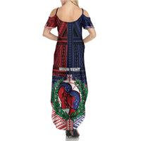 Personalised Samoa Boxing Family Matching Summer Maxi Dress and Hawaiian Shirt Samoan Boxer Funny Style - Polynesian Pride