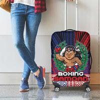 Samoa Boxing Luggage Cover Samoan Boxer Funny Style DT05 - Polynesian Pride