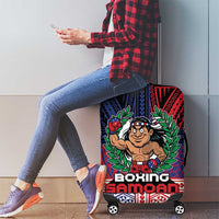 Samoa Boxing Luggage Cover Samoan Boxer Funny Style DT05 - Polynesian Pride