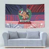 Samoa Boxing Tapestry Samoan Boxer Funny Style - Polynesian Pride