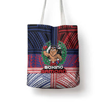 Samoa Boxing Tote Bag Samoan Boxer Funny Style - Polynesian Pride
