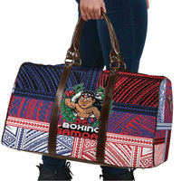 Samoa Boxing Travel Bag Samoan Boxer Funny Style - Polynesian Pride