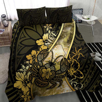 Niue Bedding Set Niuean Crab Waves Style