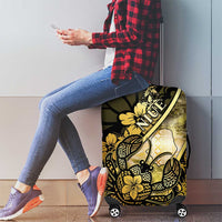 Niue Luggage Cover Niuean Crab Waves Style
