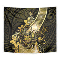 Niue Tapestry Niuean Crab Waves Style