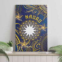 Nauru Canvas Wall Art Hibiscus Polynesian Tribal Pattern