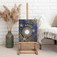 Nauru Canvas Wall Art Hibiscus Polynesian Tribal Pattern