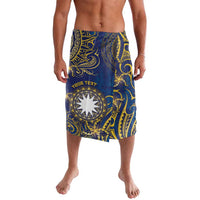 Personalised Nauru Lavalava Hibiscus Polynesian Tribal Pattern