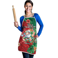 Hawaii Christmas Apron Mele Kalikimaka Funny Hawaiian Santa - Polynesian Pride