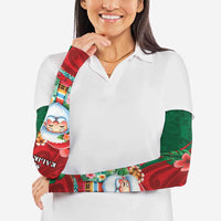 Hawaii Christmas Arm Sleeves Mele Kalikimaka Funny Hawaiian Santa - Polynesian Pride