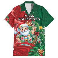 Hawaii Christmas Family Matching Puletasi and Hawaiian Shirt Mele Kalikimaka Funny Hawaiian Santa - Polynesian Pride