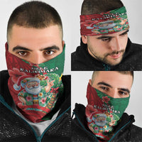 Hawaii Christmas Neck Gaiter Mele Kalikimaka Funny Hawaiian Santa - Polynesian Pride