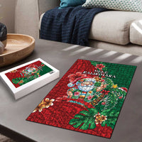 Hawaii Christmas Puzzle Mele Kalikimaka Funny Hawaiian Santa - Polynesian Pride