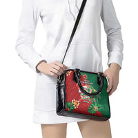 Hawaii Christmas Shoulder Handbag Mele Kalikimaka Funny Hawaiian Santa - Polynesian Pride