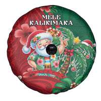 Hawaii Christmas Spare Tire Cover Mele Kalikimaka Funny Hawaiian Santa - Polynesian Pride