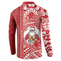 Tonga Christmas Button Sweatshirt Kilisimasi Fiefia - Polynesian Pride