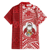 Tonga Christmas Family Matching Long Sleeve Bodycon Dress and Hawaiian Shirt Kilisimasi Fiefia - Polynesian Pride