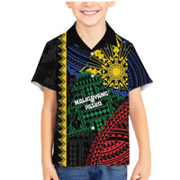Personalised Philippines Christmas Family Matching Mermaid Dress and Hawaiian Shirt Xmas Tree Filipino Tribal Patterns - Polynesian Pride