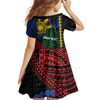 Personalised Philippines Christmas Family Matching Off Shoulder Maxi Dress and Hawaiian Shirt Xmas Tree Filipino Tribal Patterns - Polynesian Pride