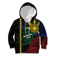 Personalised Philippines Christmas Kid Hoodie Xmas Tree Filipino Tribal Patterns DT05 Hoodie Black - Polynesian Pride
