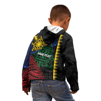 Personalised Philippines Christmas Kid Hoodie Xmas Tree Filipino Tribal Patterns DT05 - Polynesian Pride