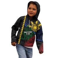 Personalised Philippines Christmas Kid Hoodie Xmas Tree Filipino Tribal Patterns DT05 - Polynesian Pride