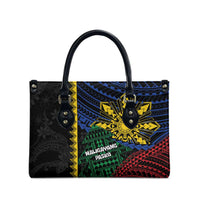 Philippines Christmas Leather Bag Xmas Tree Filipino Tribal Patterns - Polynesian Pride