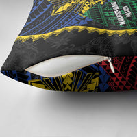 Philippines Christmas Pillow Cover Xmas Tree Filipino Tribal Patterns - Polynesian Pride