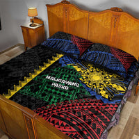 Philippines Christmas Quilt Bed Set Xmas Tree Filipino Tribal Patterns - Polynesian Pride
